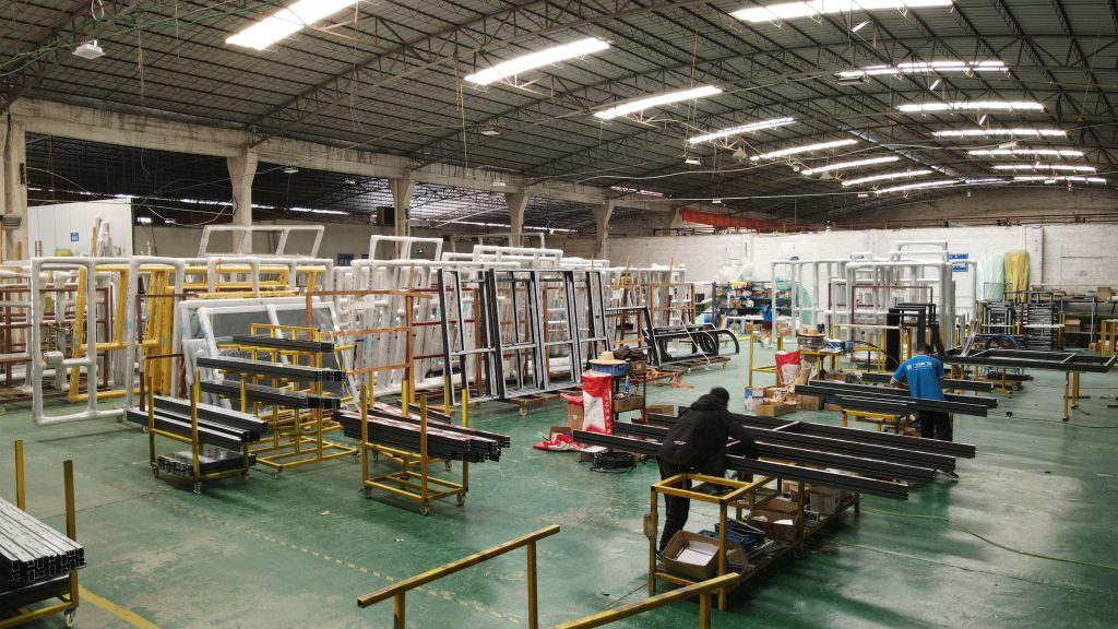 Interior view of the factory